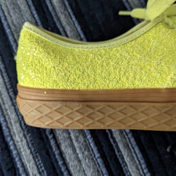 Vans Authentic Ice Cream Glitter Yellow Women Gum bottom VNOA38EMVK3 (2018) 0124 - Picture 6 of 10